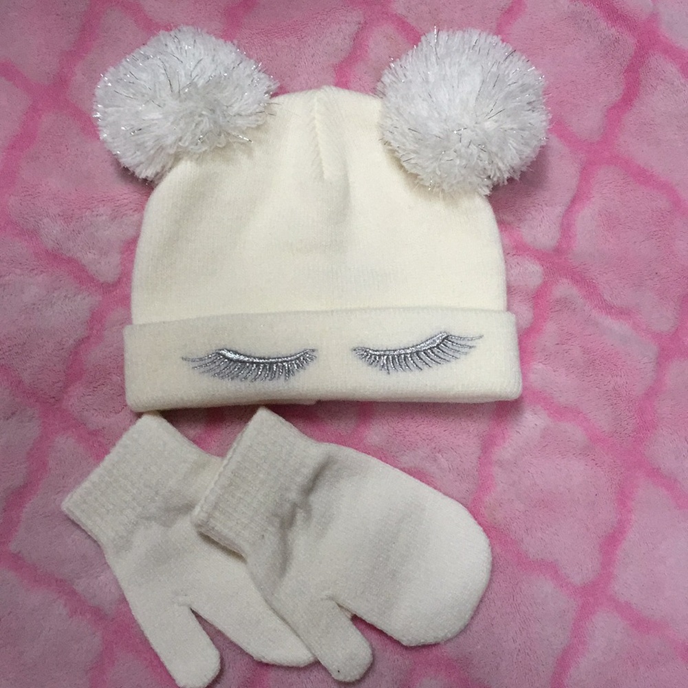 toddler hat & mittens